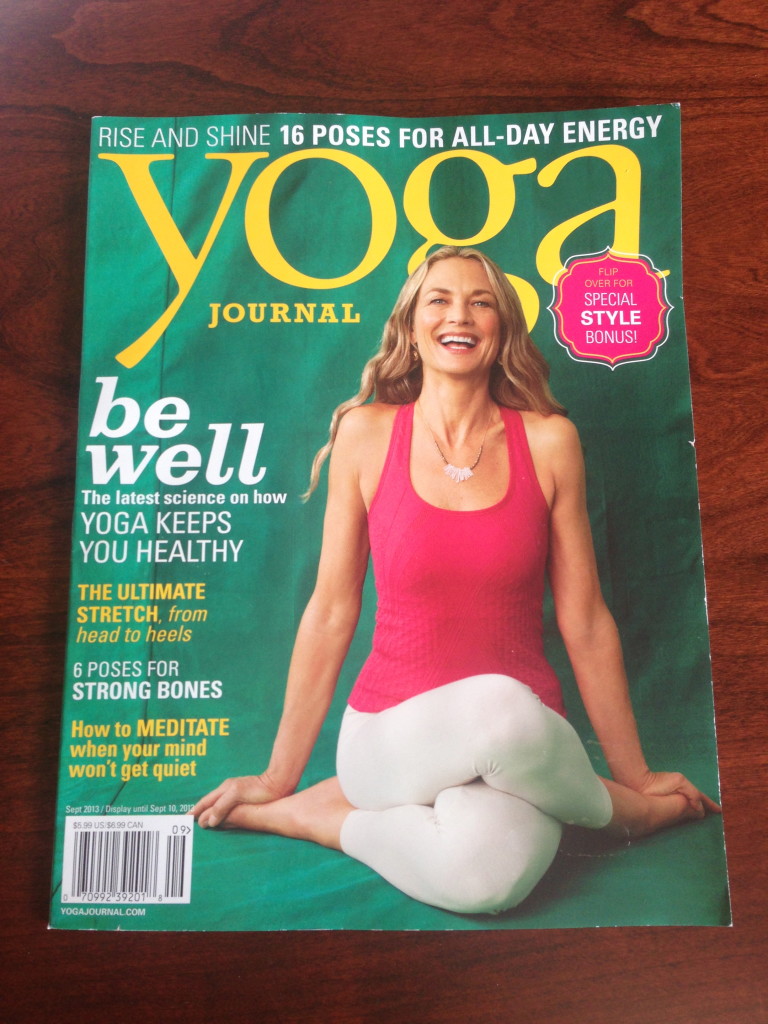 Yoga Journal September Cover Fashion Guide 2013 issue 258