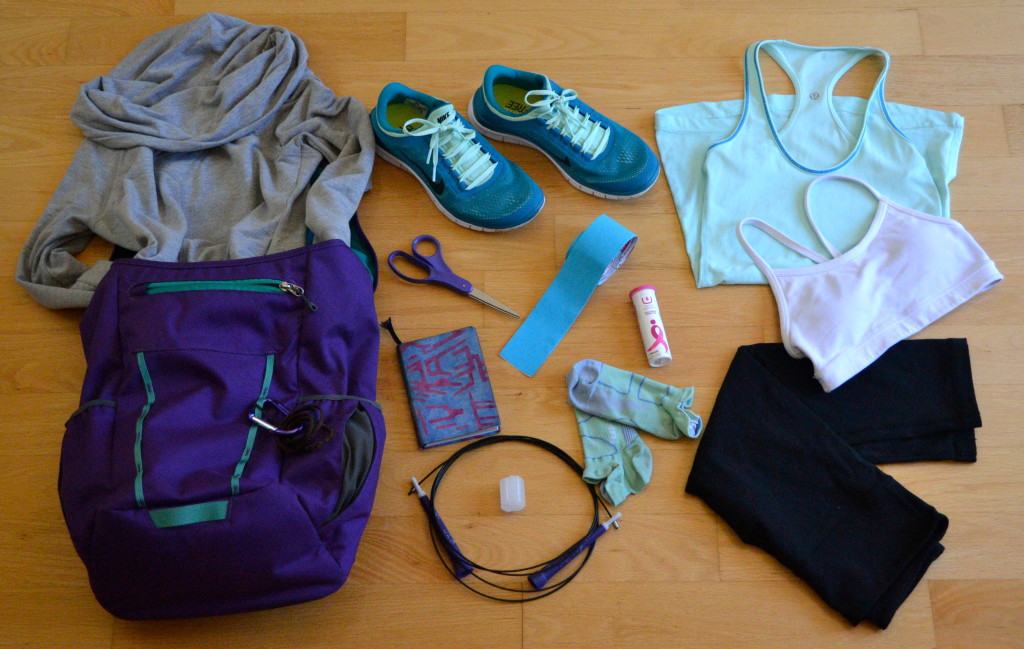 CrossFit running gym bag essentials