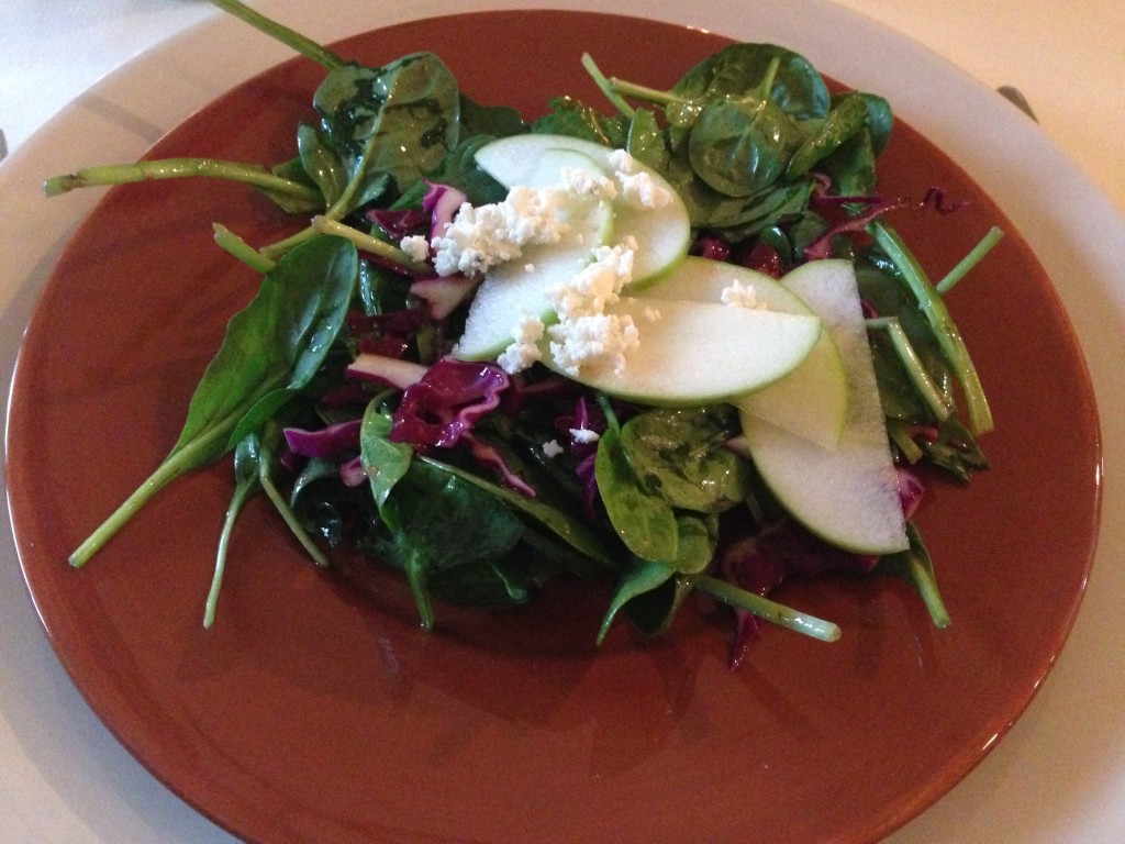 Thanksgiving salad with apples