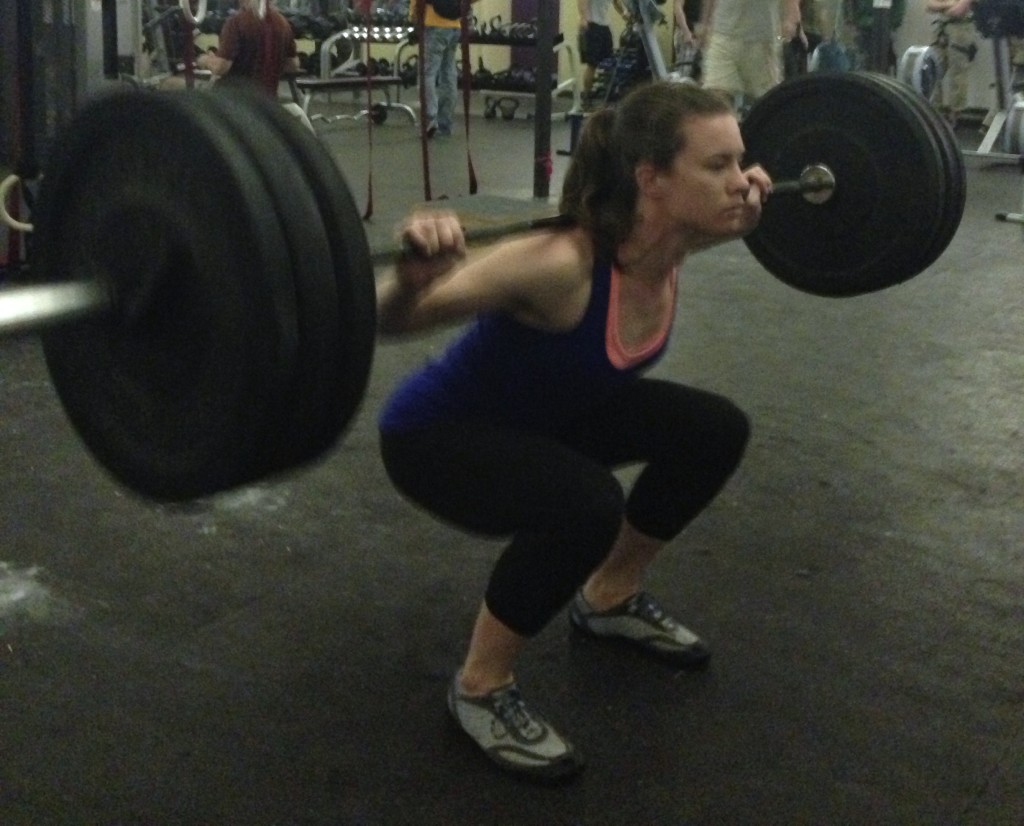 CrossFit Girls back squat planet granite sunnyvale