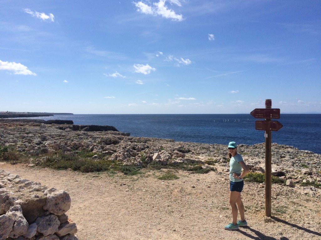 Camí-de-cavalls-Menorca-minorca-cami-de-cavalls-south-of-Ciutadella-running