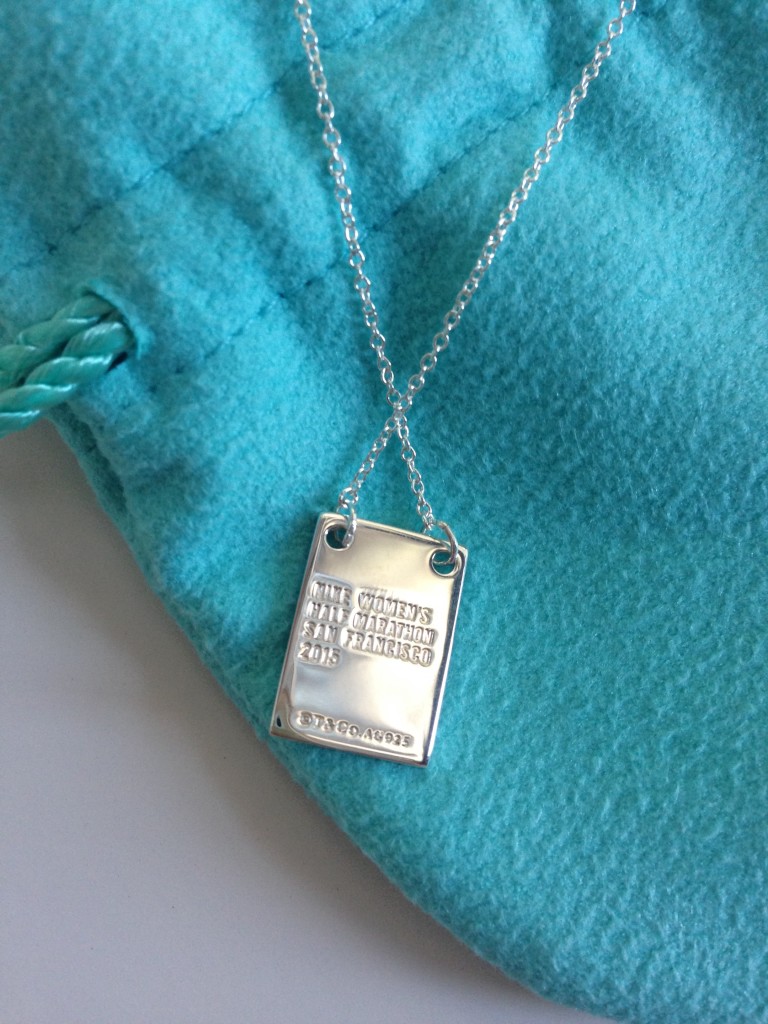 nike women's half marathon tiffany necklace