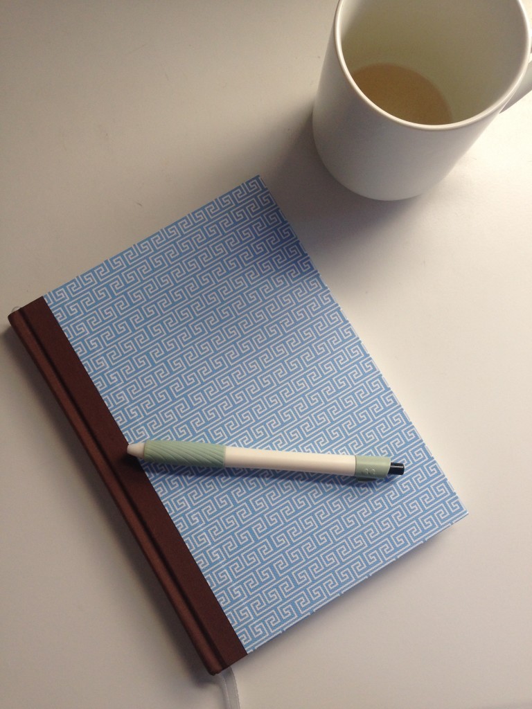 how-to-be-more-creative-green-room-notebook-journal-on-desk