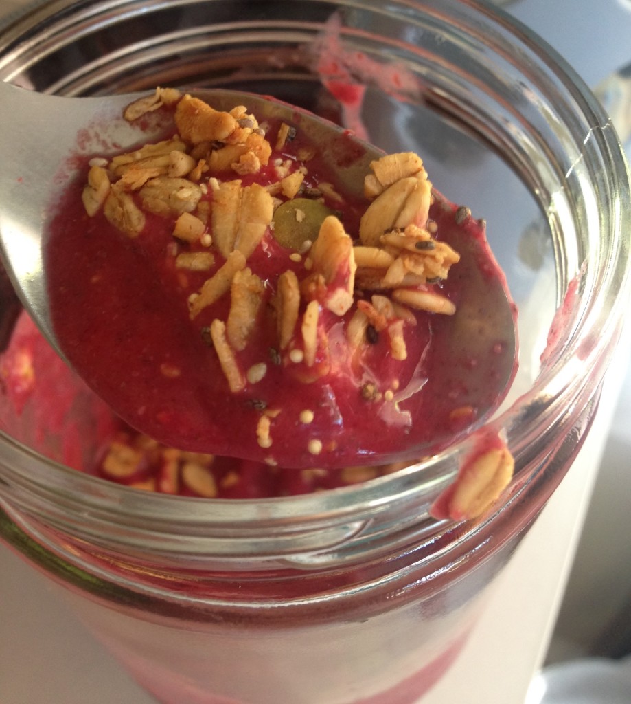 Smoothie with Granola