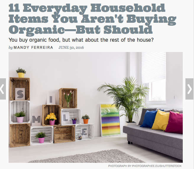 Hidden Toxins Around the House-toxins-around-the-house-11 Everyday Household Items You Aren't Buying Organic—But Should