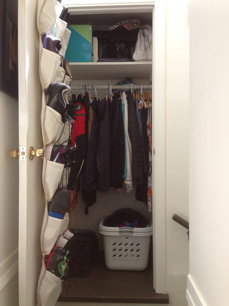 small space clothing storage closet organization